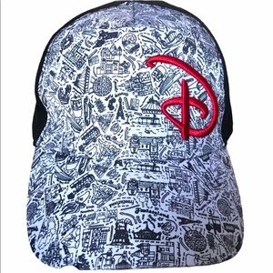 Disney Hat with Embroidered D